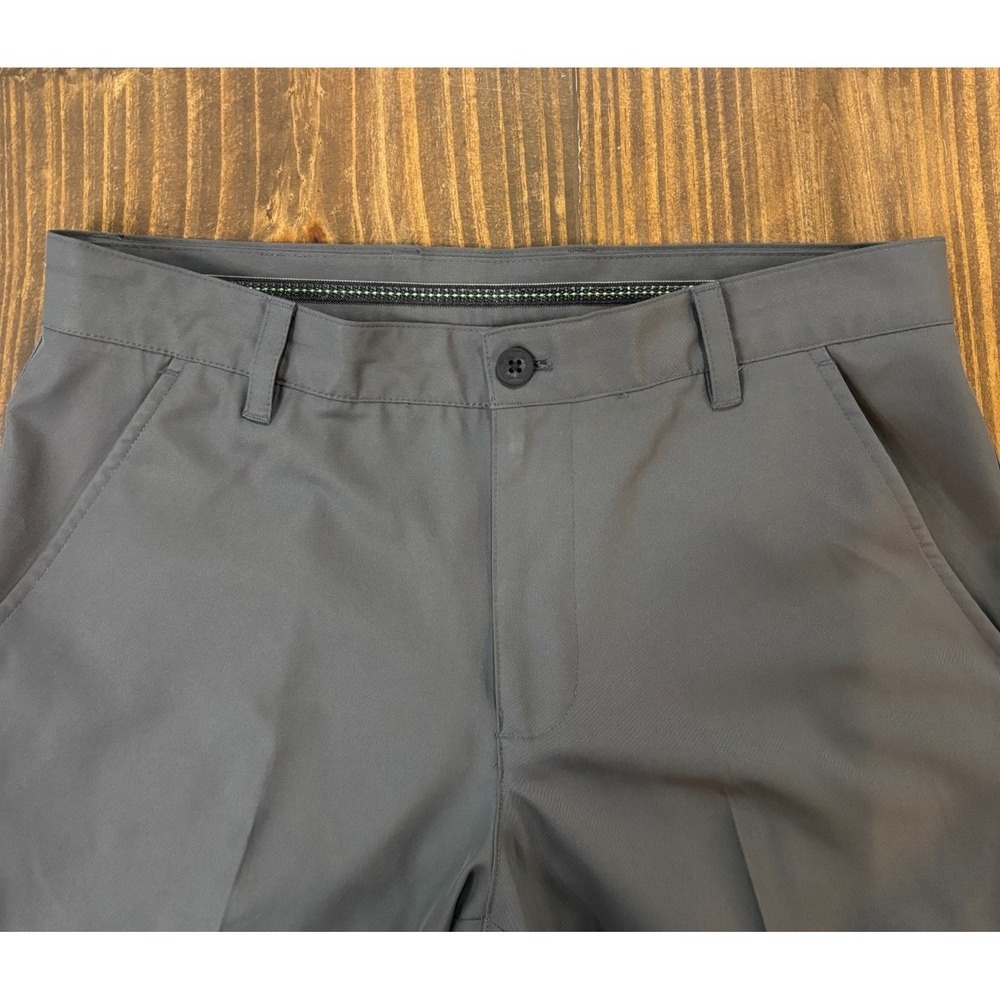 IZOD Golf Pants Mens‎ 33x30 Gray Slim Fit Stretch Performance Flat Front Pants - Picture 4 of 7